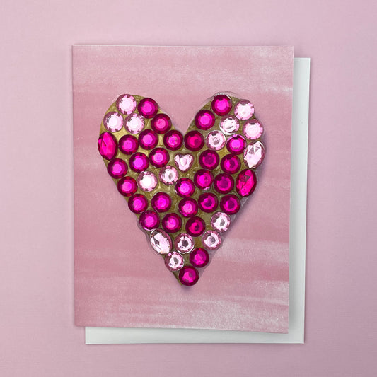 Heart Pink + Pink Jewelled