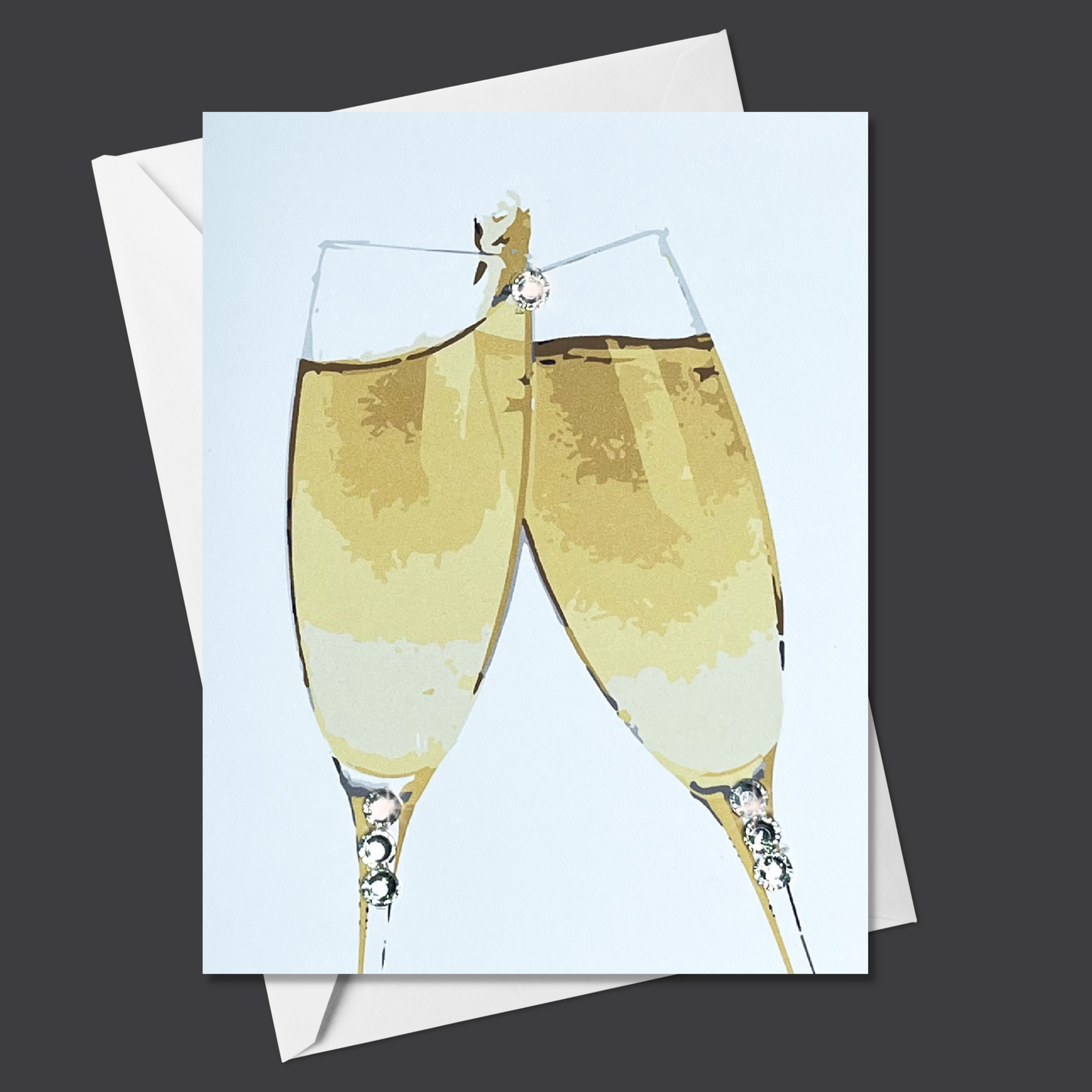 Champagne Cheers Greeting Card