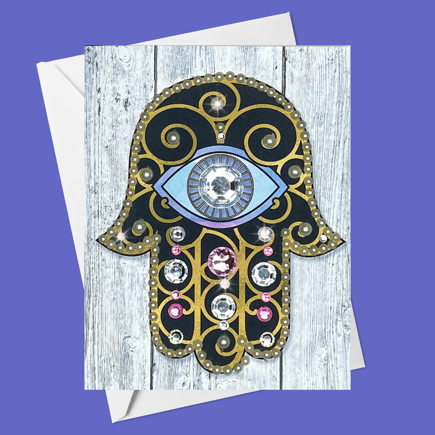 Black + Gold Hamsa