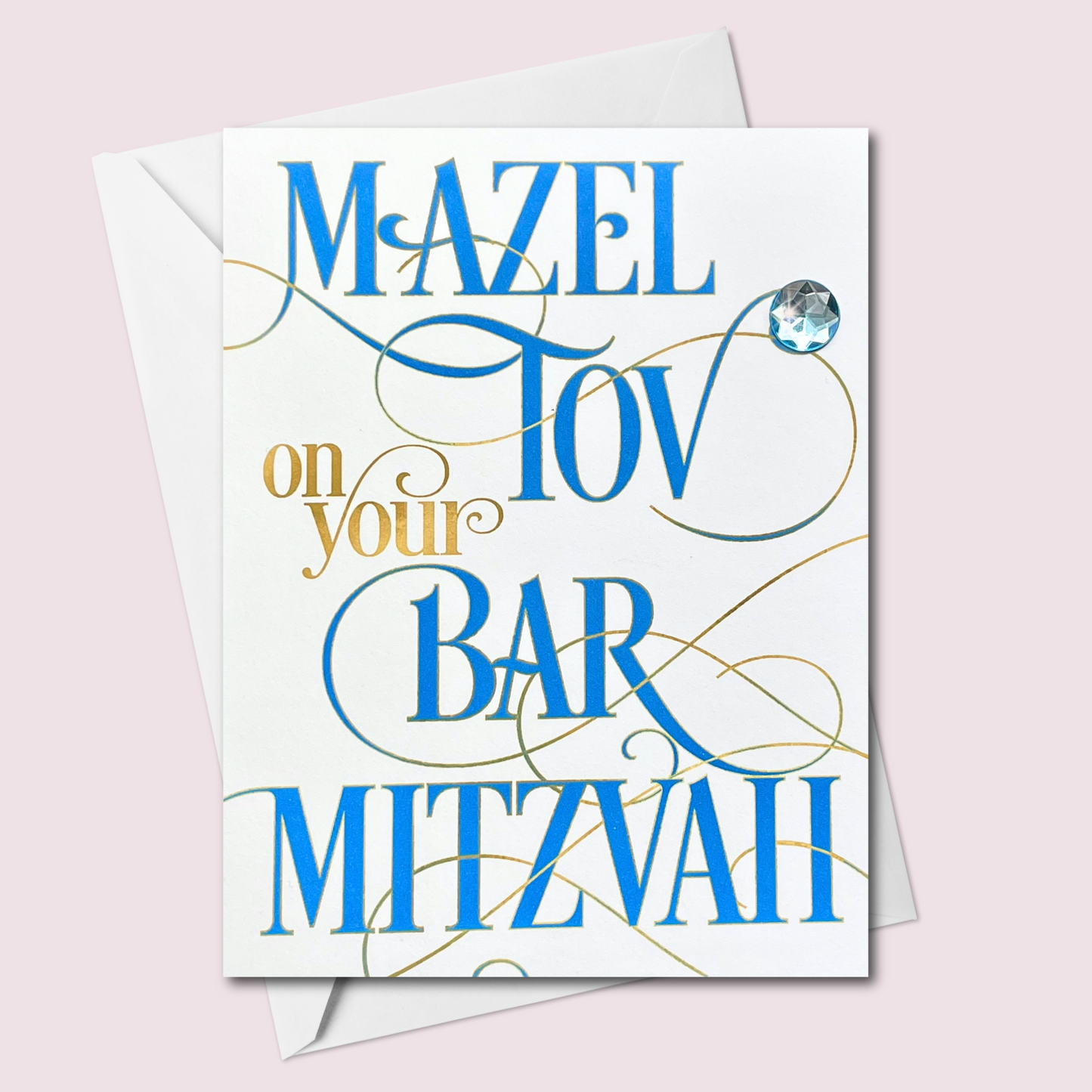 Mazel Tov on your Bar Mitzvah Vertical