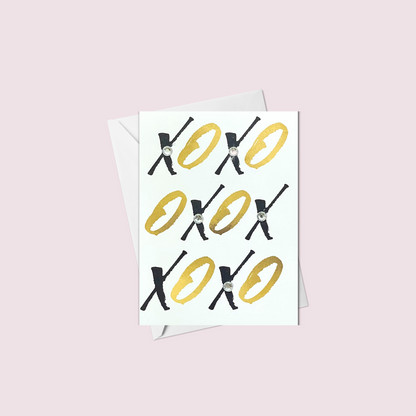 Mini XOXOXO Greeting Card