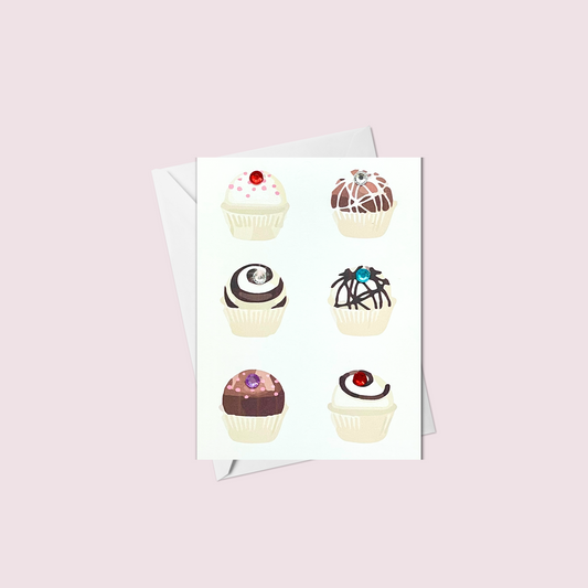 Mini Chocolate Truffles Greeting Card