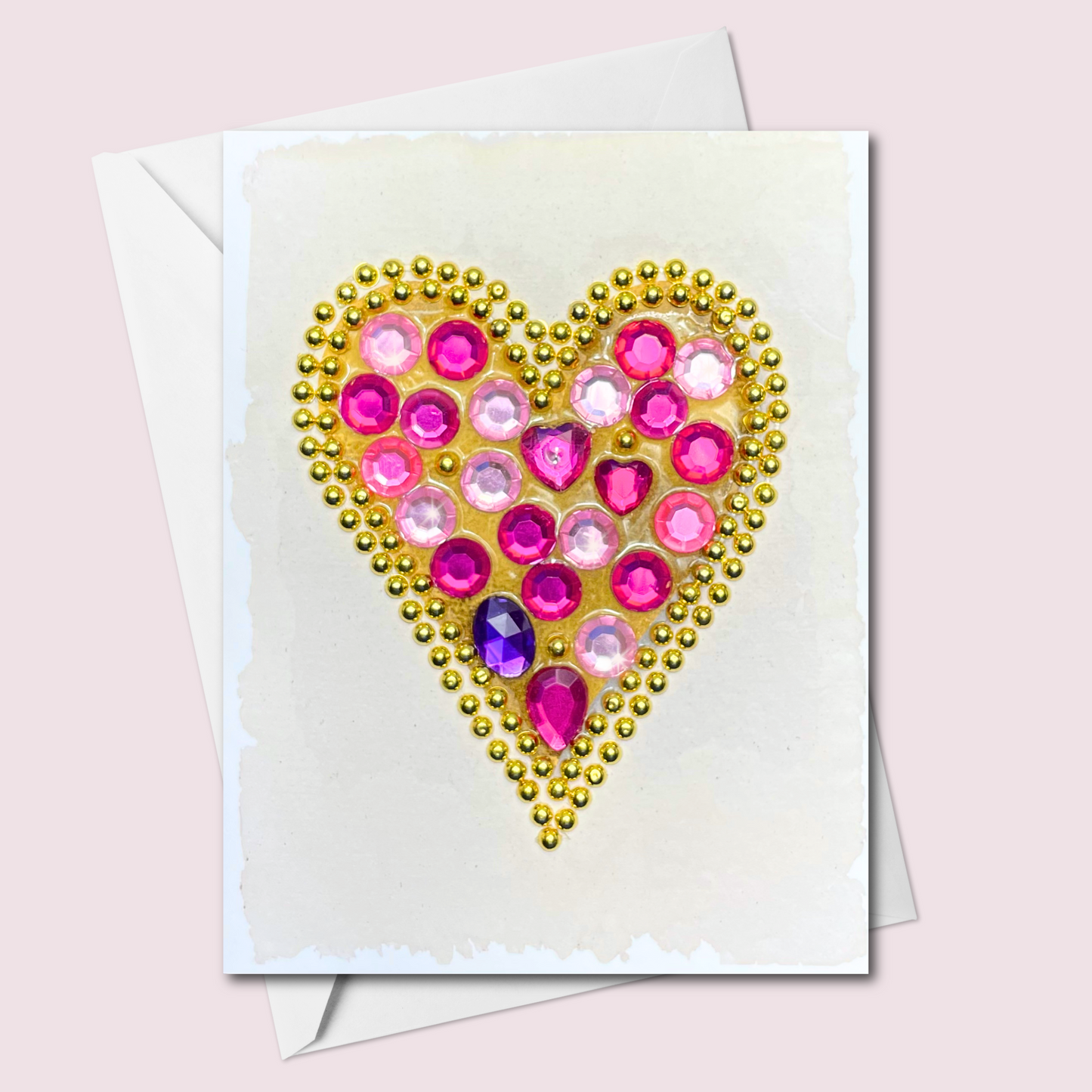 Colourful Heart Greeting Card