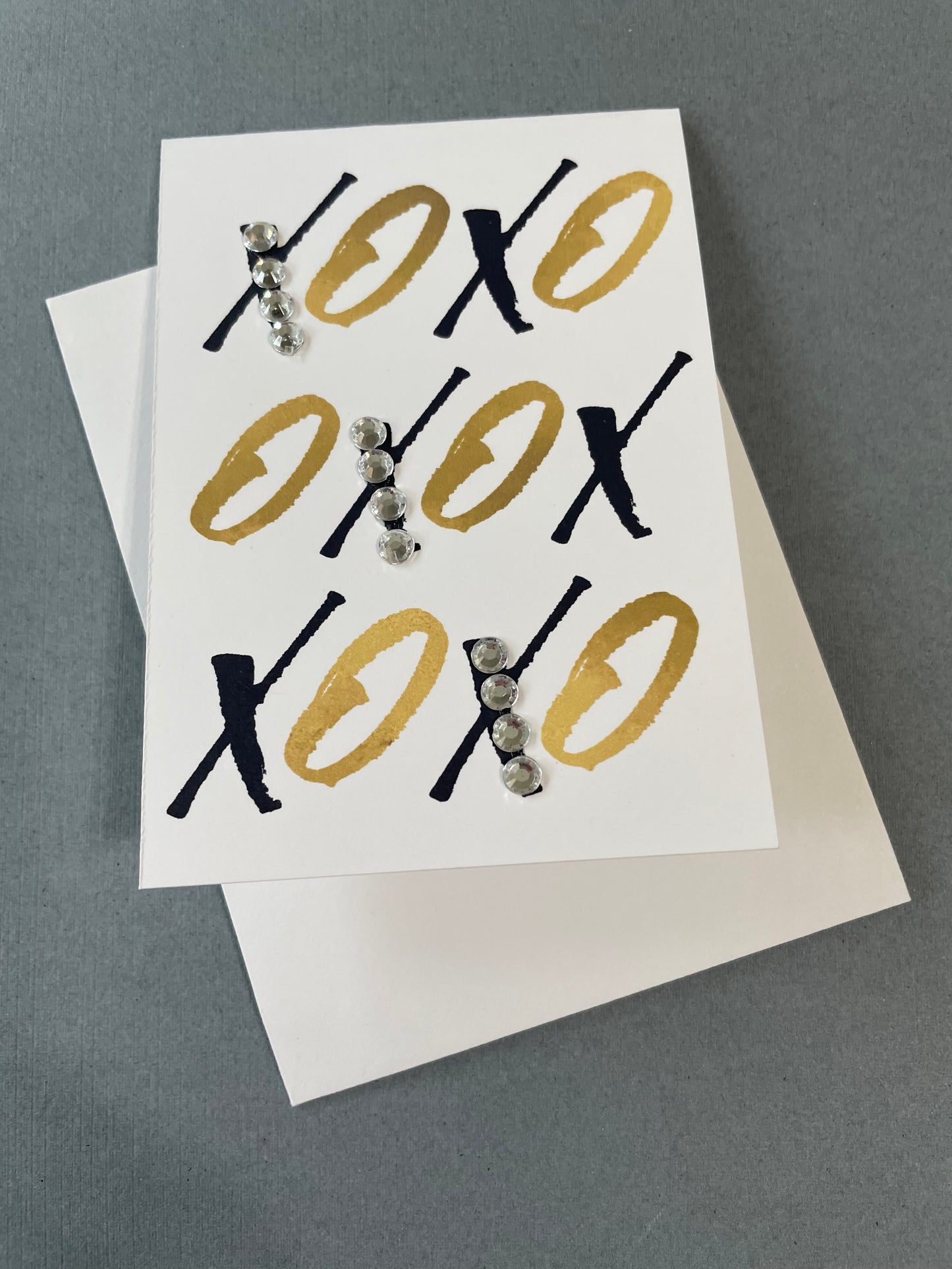 XOXOXOXO Greeting Card Mini Size