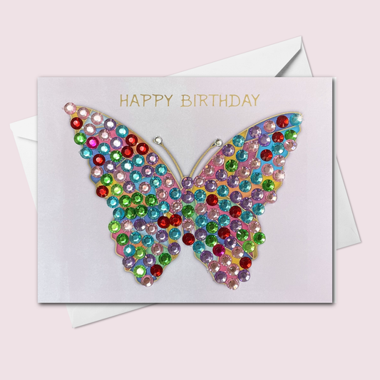 Happy Birthday Colourful Butterfly 🦋 Greeting Card