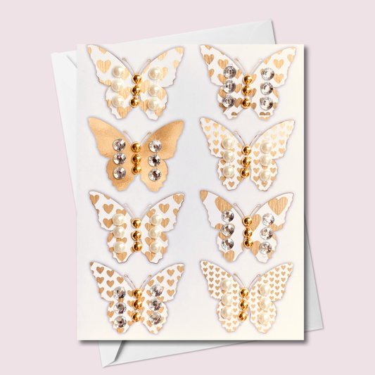 Butterflies gold