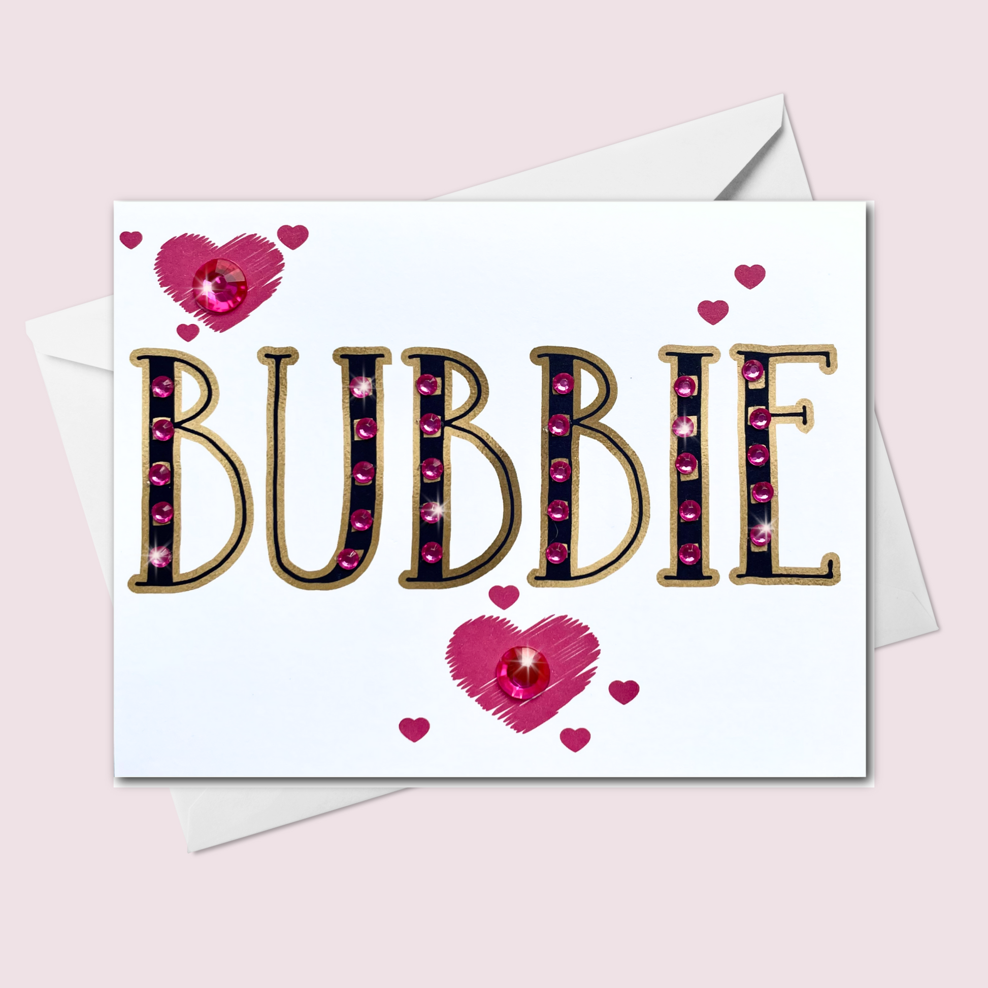 Handmade Bubbie Card for Jewish Grandmother | Mother's Day Card Canada Made
