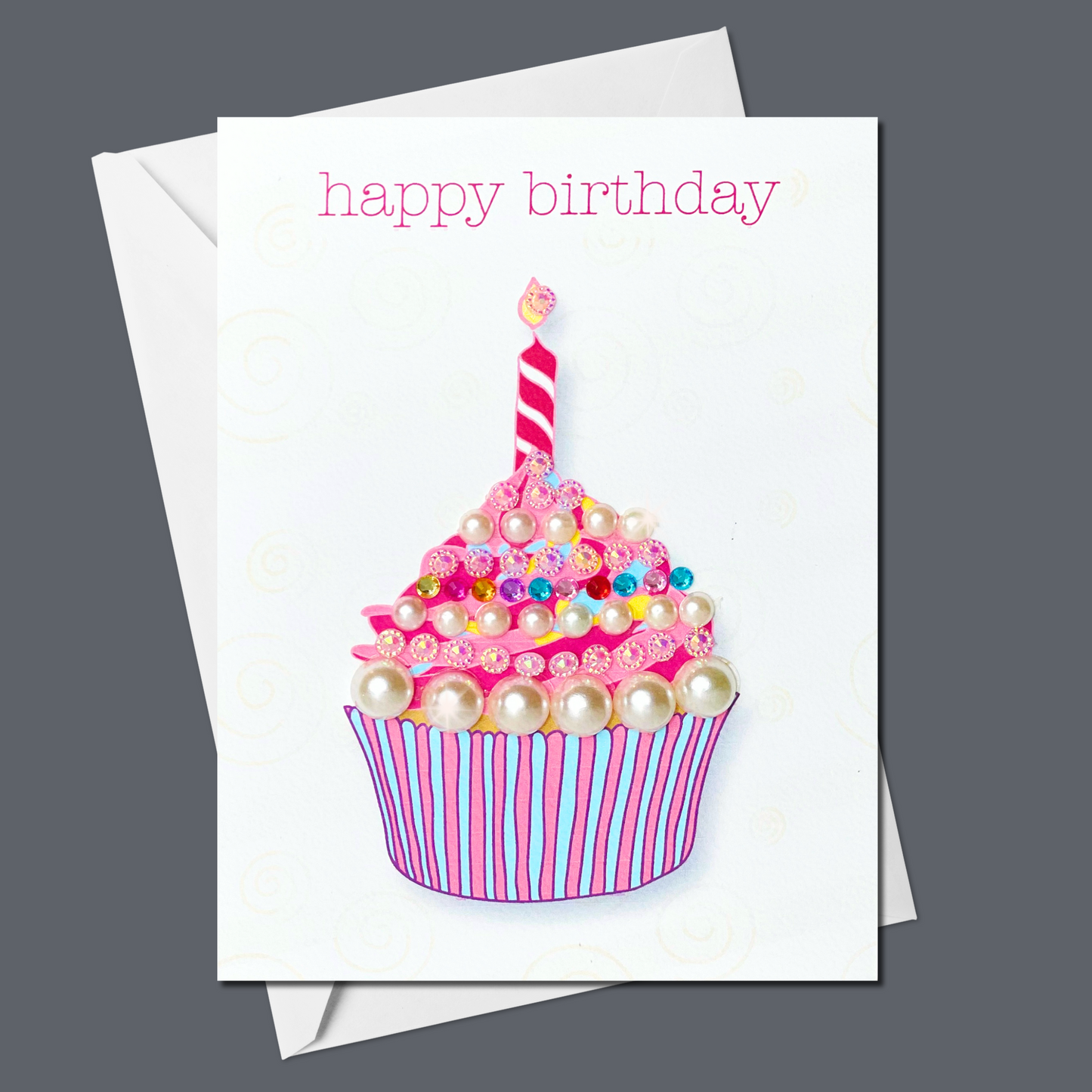 Happy Birthday Cupcake Card