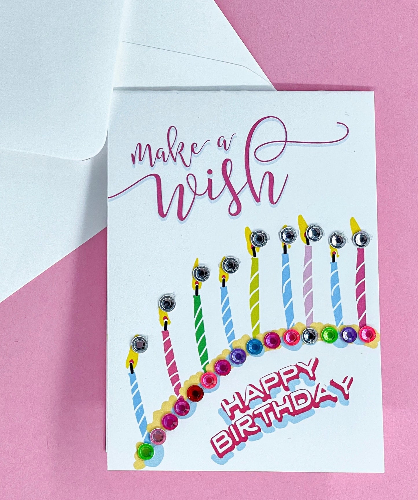 Mini Make A Wish Happy Birthday Greeting Card