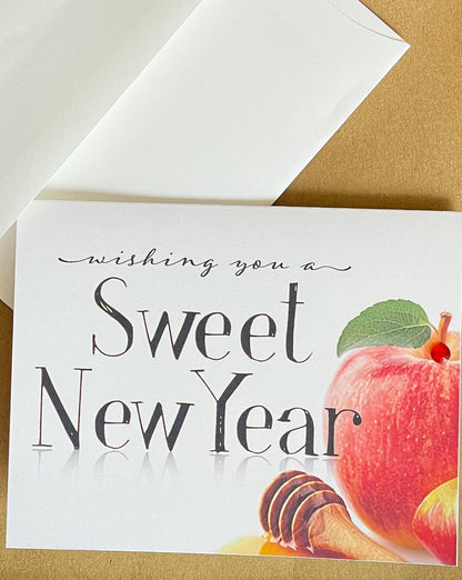 Wishing You a Sweet New Year! Rosh Hashanah Apple & Honey