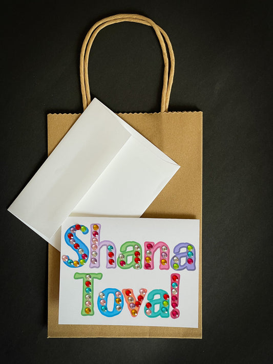 Shana Tova! Colourful Letters Card