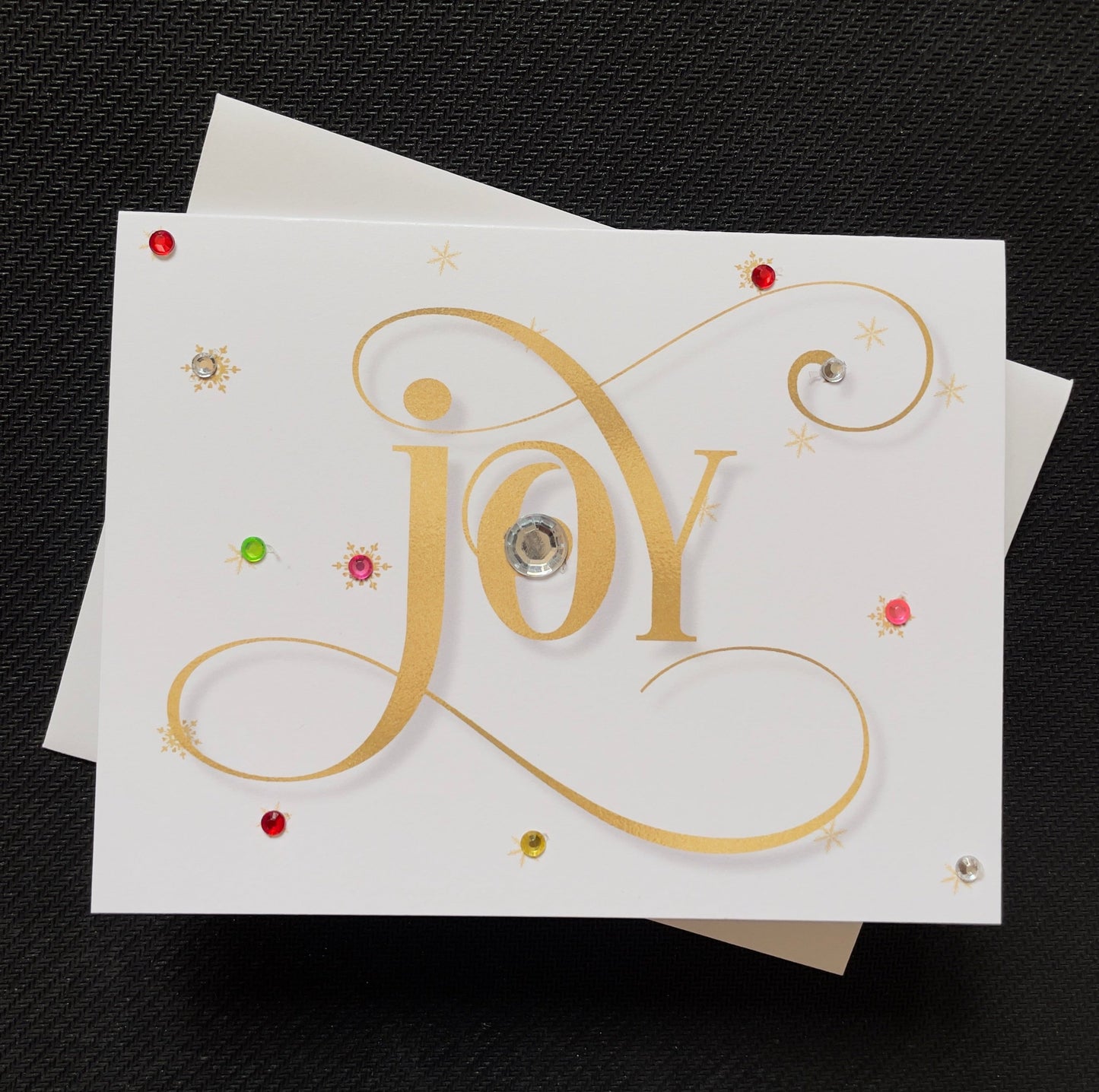 Merry Christmas Joy Script Greeting Card