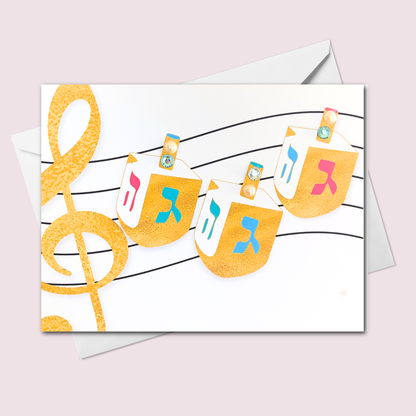 Musical Dreidels Multicolour