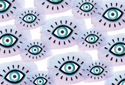 Evil Eye Protection Wrapping paper sheets