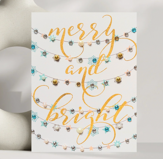 Merry and Bright! Christmas Holiday Greeting Card