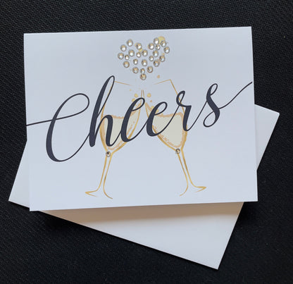 Cheers Champagne Greeting Card