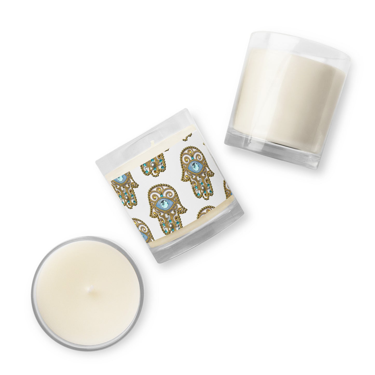 Gold Hamsa Candle