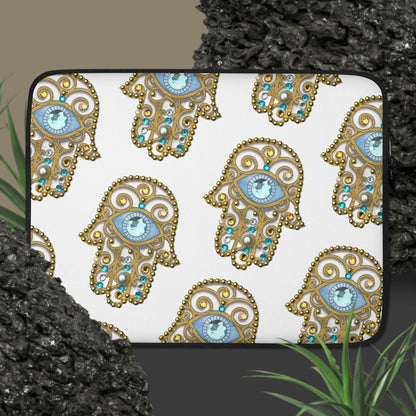 Gold Hamsa Laptop Sleeve