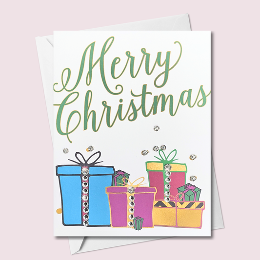 Merry Christmas! Holiday Greeting Card with presents