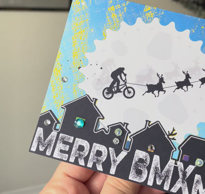 Merry BMXmas Christmas Card