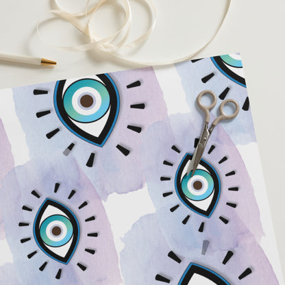 Evil Eye Protection Wrapping paper sheets