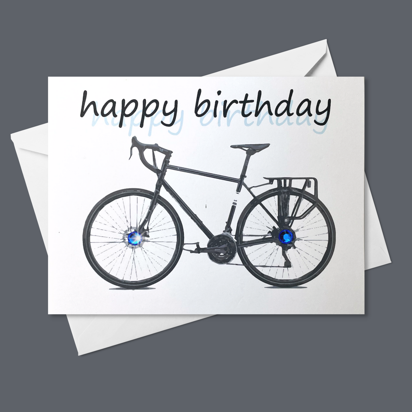 Happy Birthday Bike Greeting Card