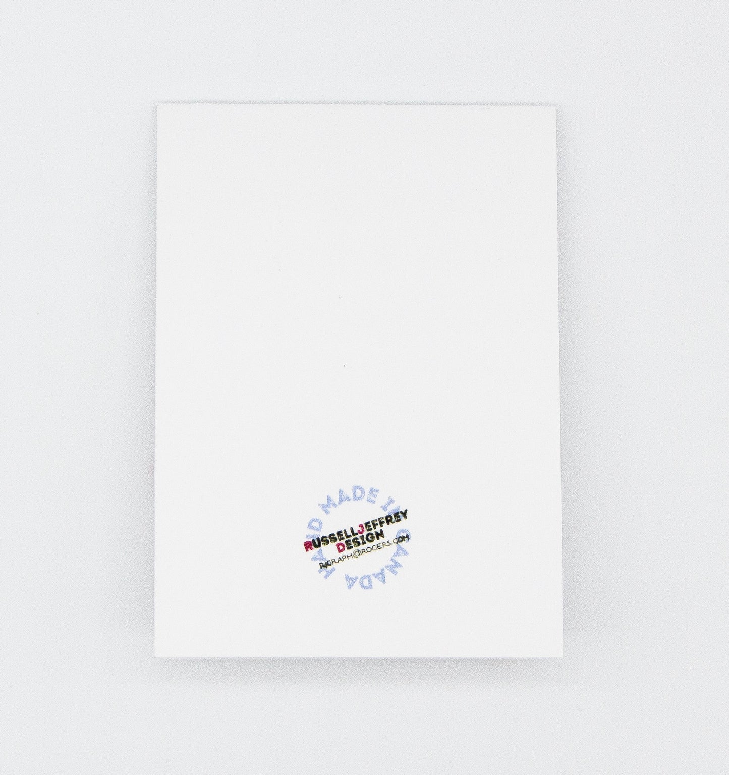 Passover Greeting Card Silver Mini Size