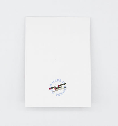 Passover Greeting Card Silver Mini Size