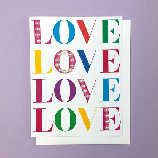 Multicoloured Love Love Love Love