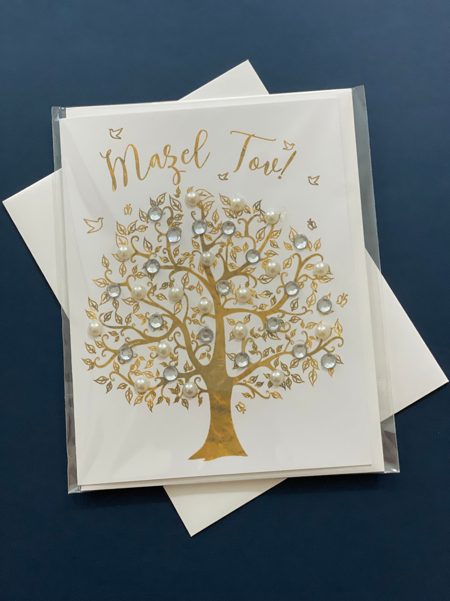 Mazel Tov Tree of Life - Greeting Card Mini Size