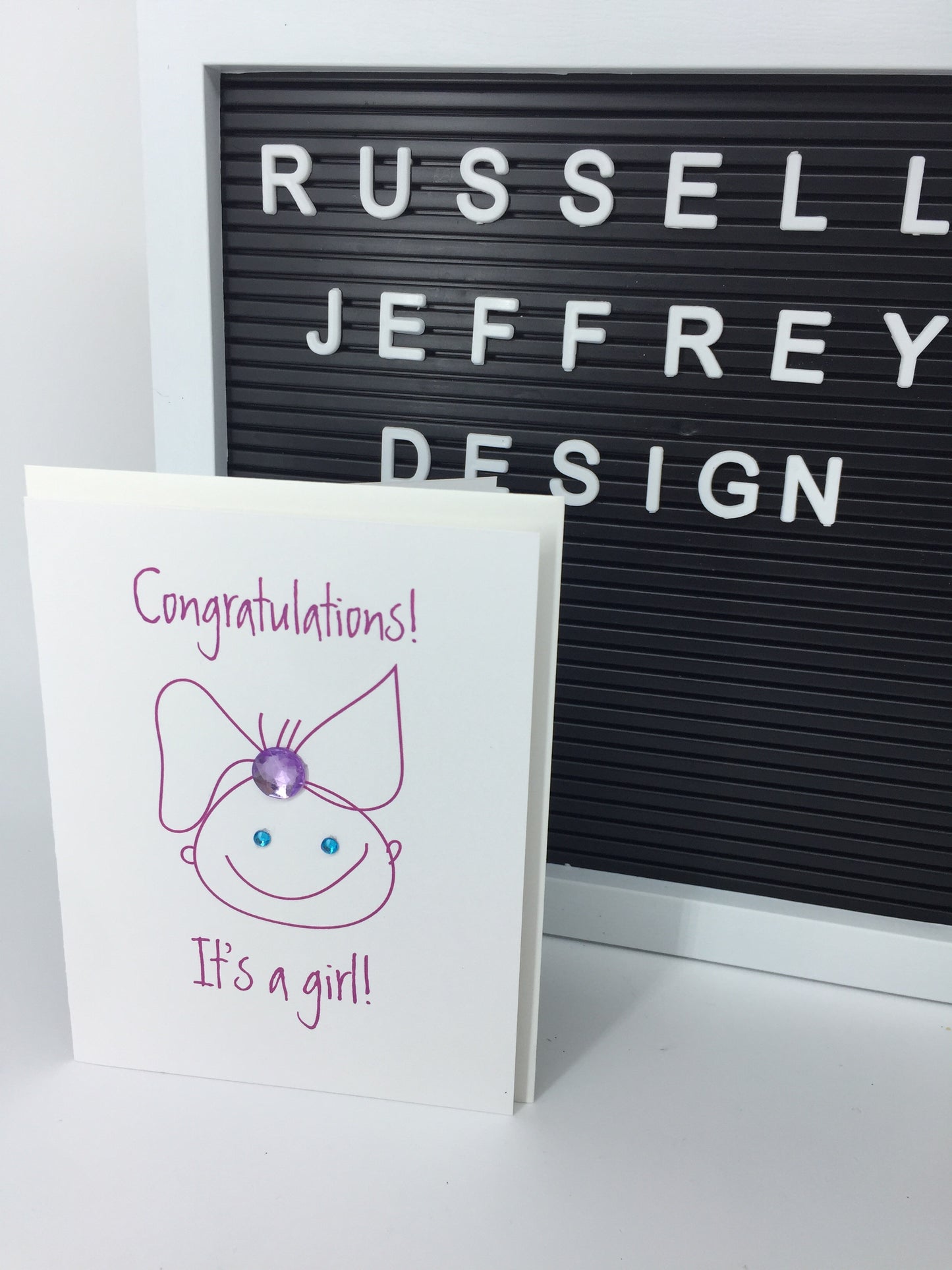 Congratulations! It's a Girl! Greeting Card