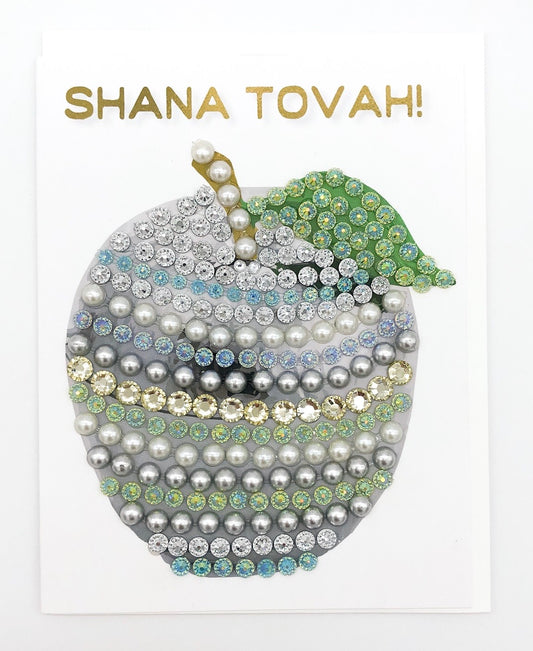 Shana Tova!  Sparkly Apple Greeting Card
