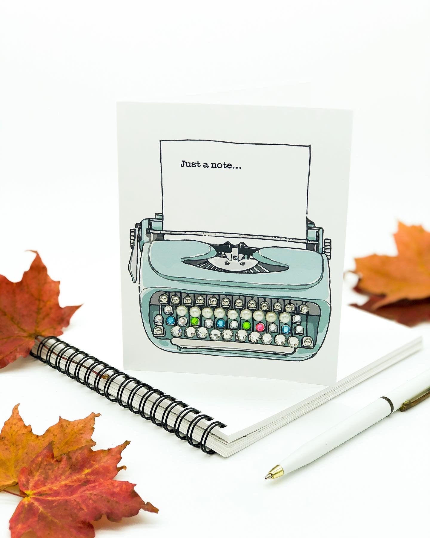 Thanksgiving Greeting Cards - Just A Note