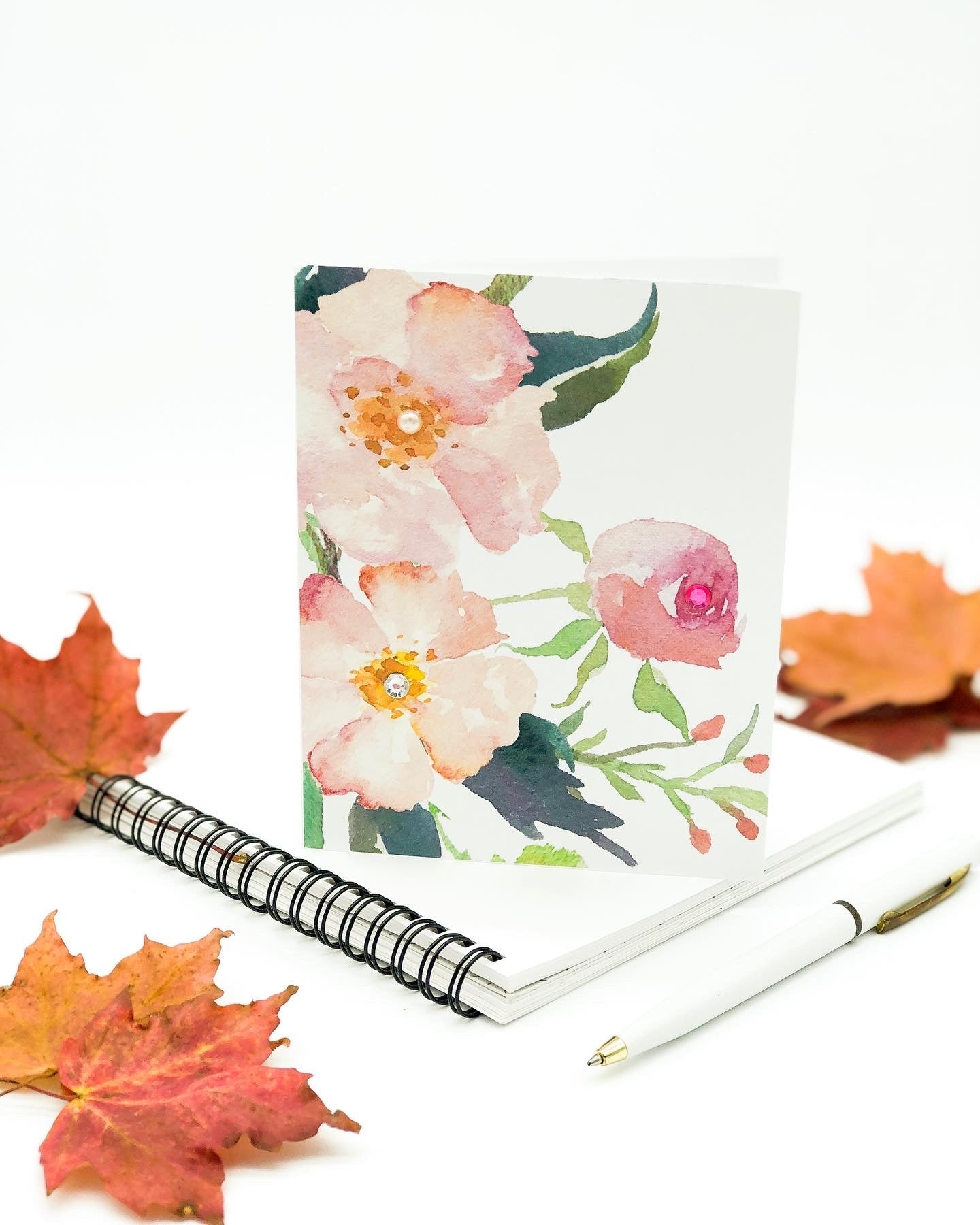 Thanksgiving Greeting Cards - Floral