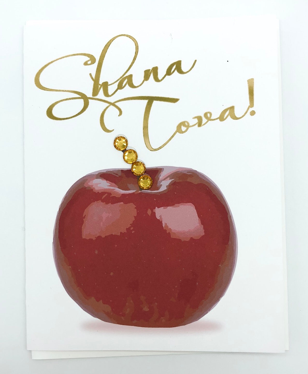 Shana Tova! Red Apple Greeting Card
