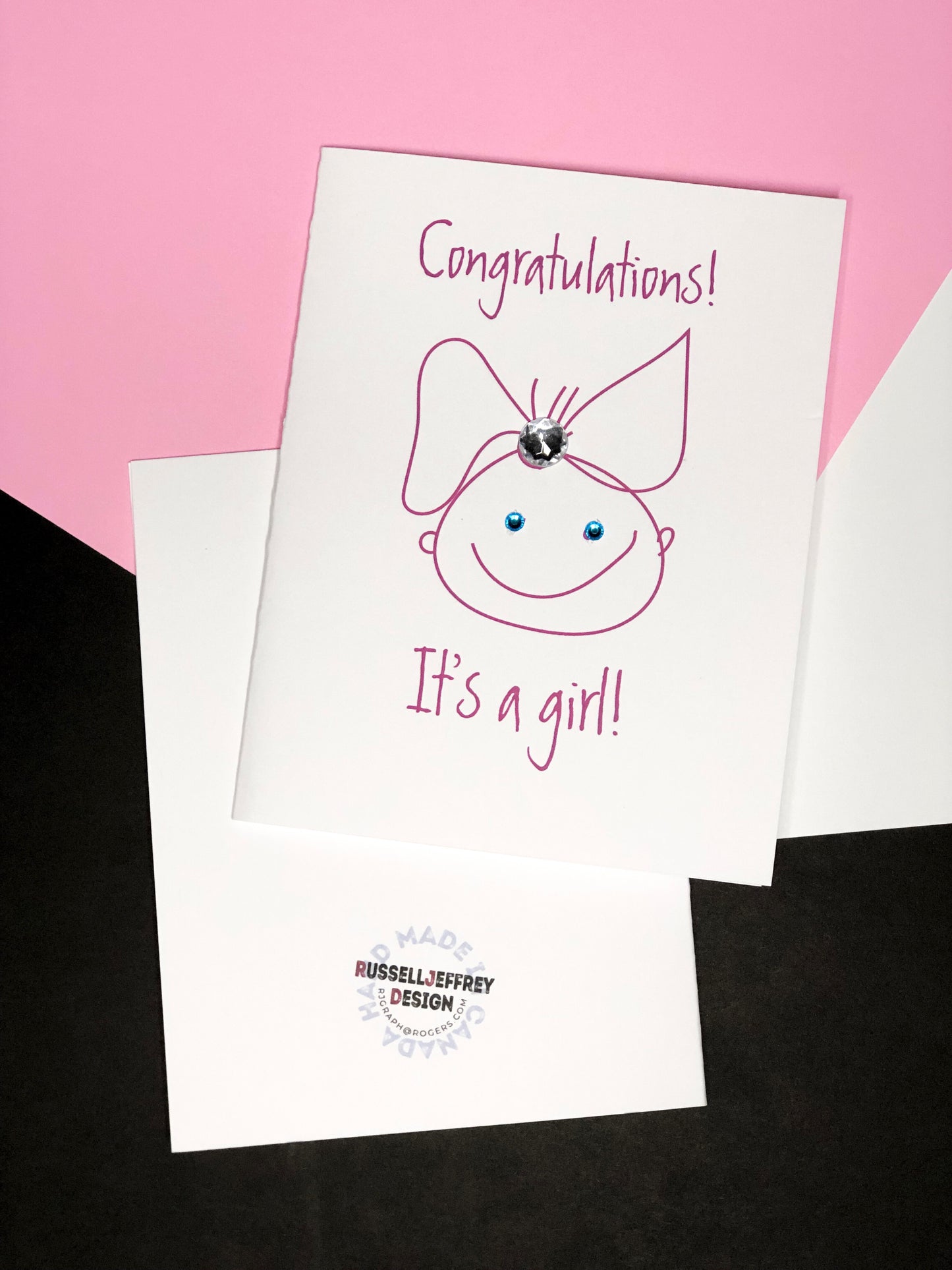 Congratulations! It's a Girl! Greeting Card