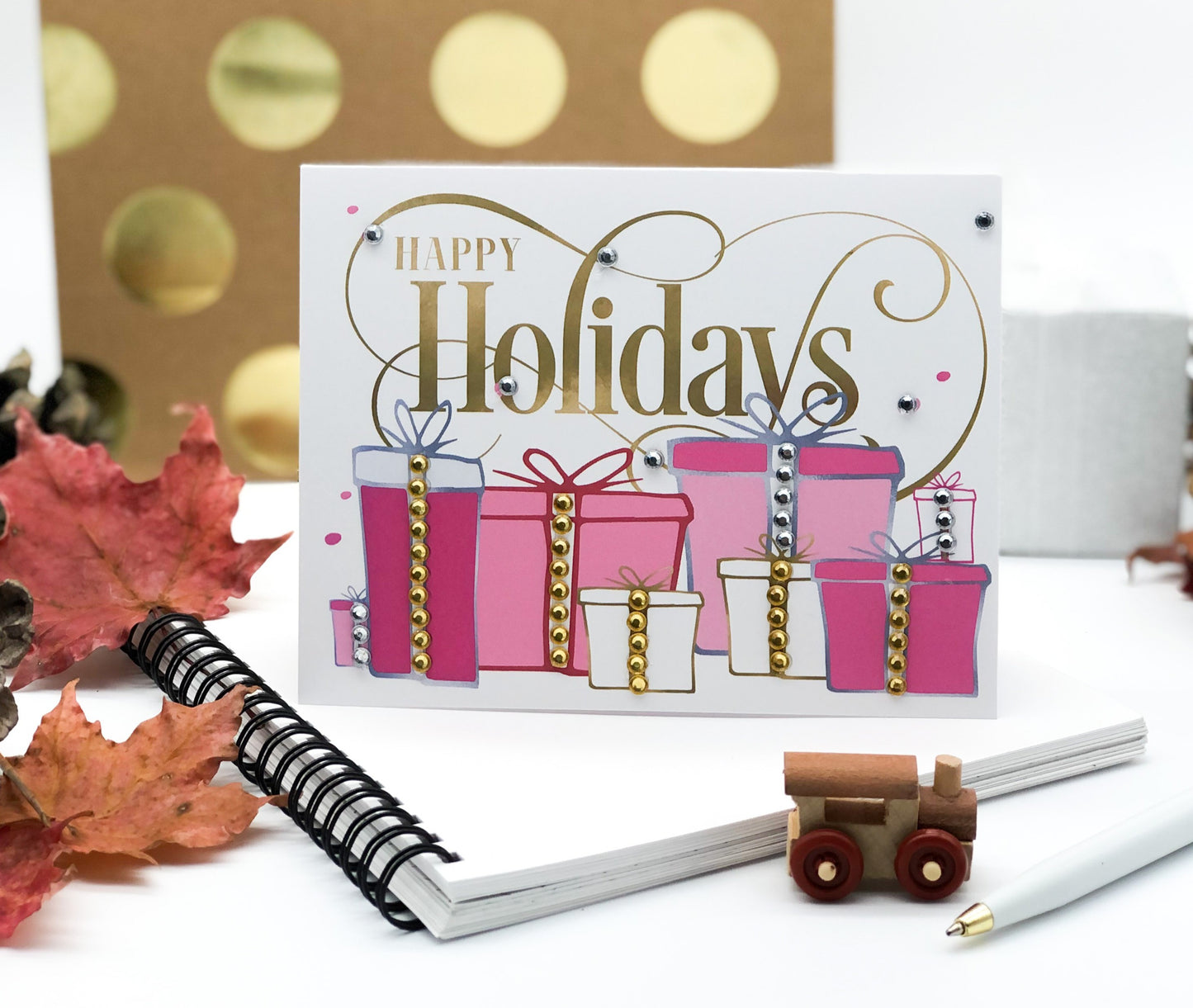 Happy Holiday Present Greeting Card