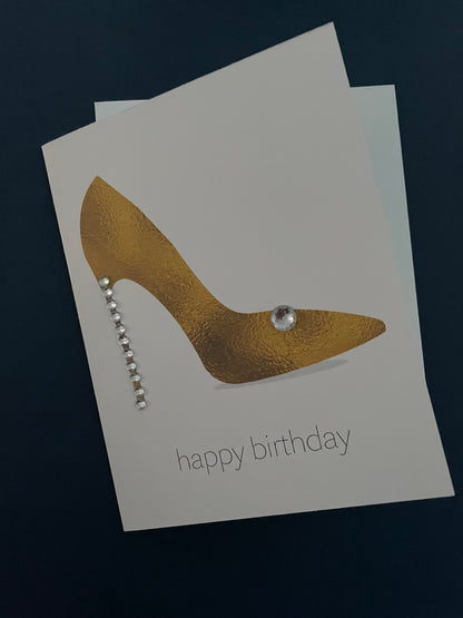 Happy Birthday shoe