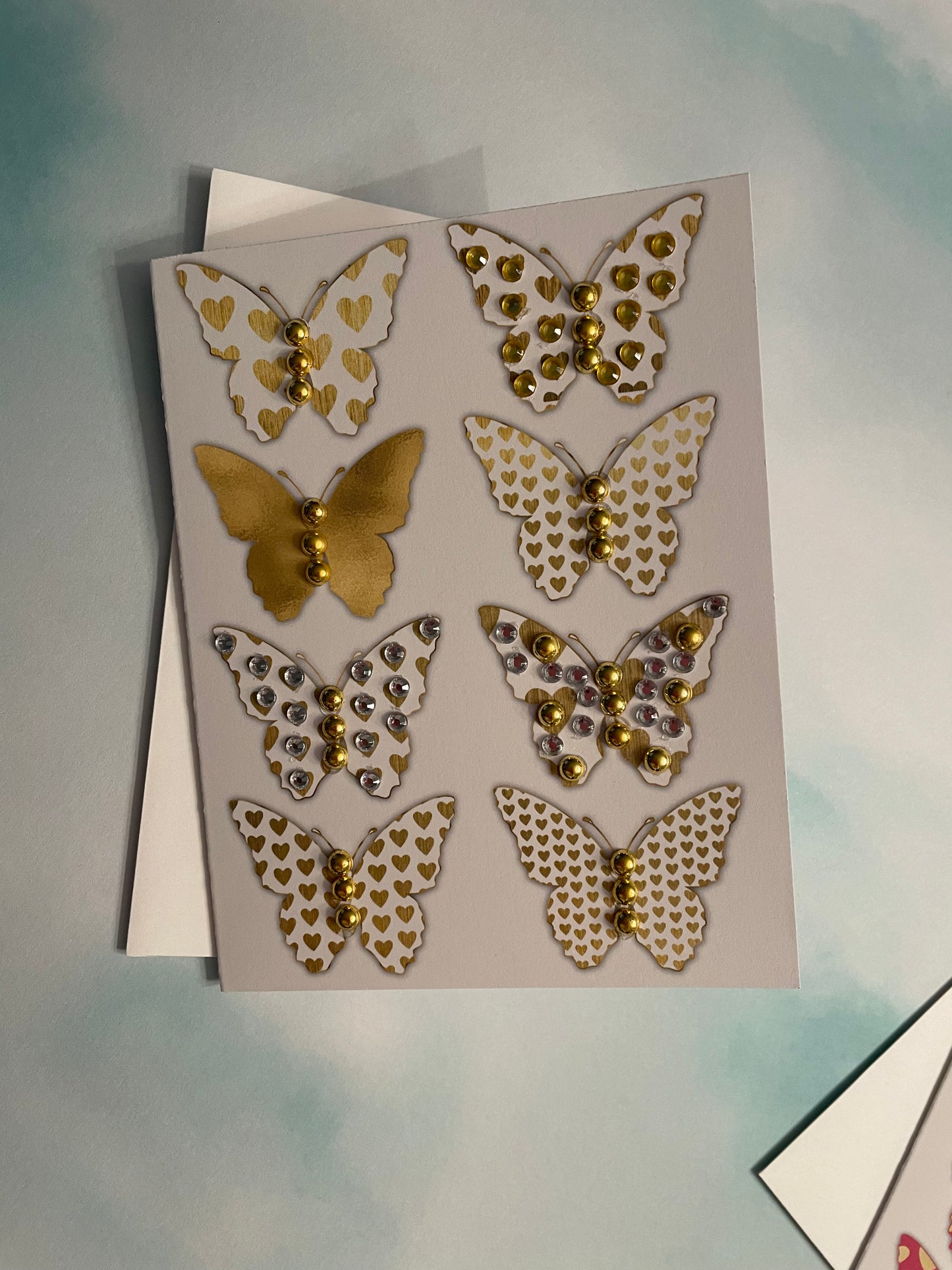 Butterflies gold