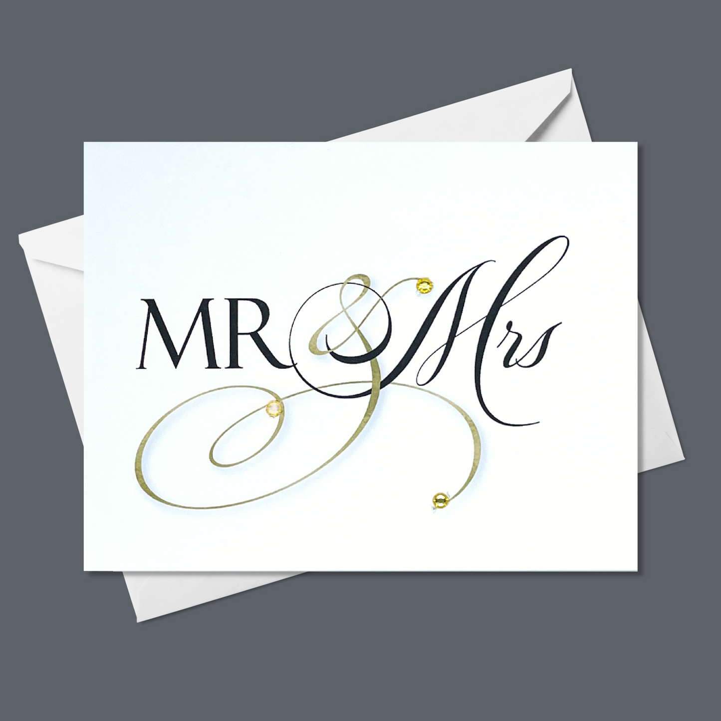 Mr & Mrs Wedding and Anniversary Greeting Card
